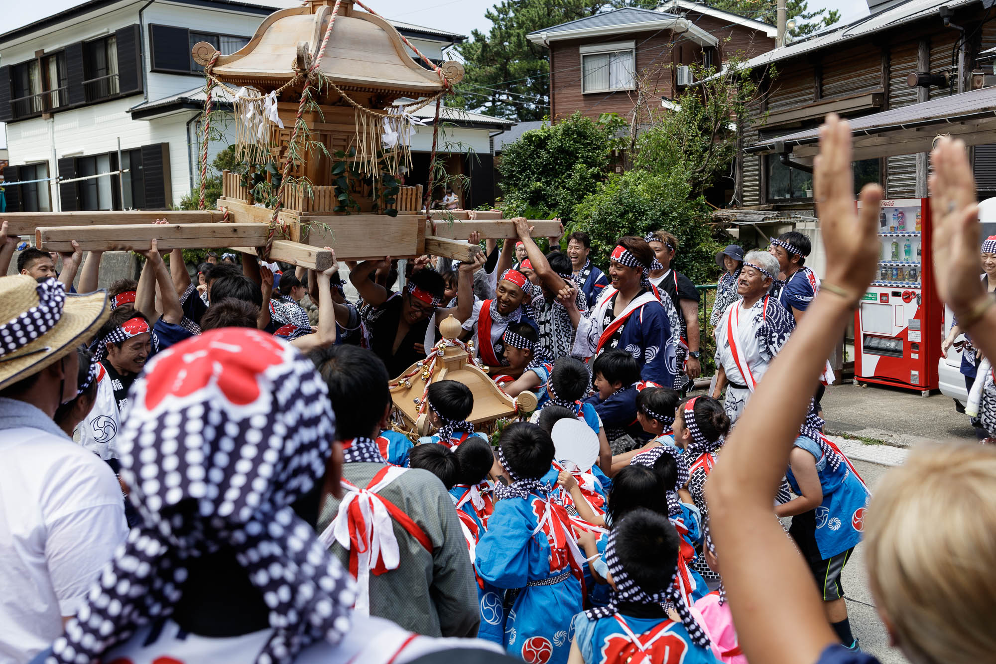 御蔵島　神輿夏祭り　2018年8月